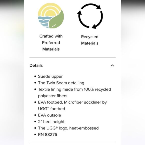 UGG New Heights Clog- Mustard Seed - Picture 7 of 12